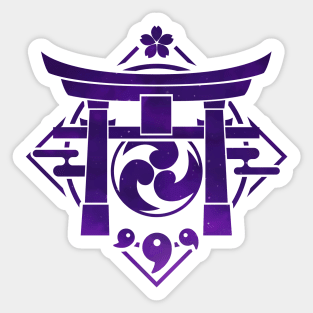 Genshin Impact Inazuma Emblem - Constellation Version Sticker